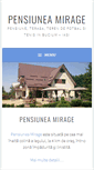 Mobile Screenshot of pensiuneamirage.ro